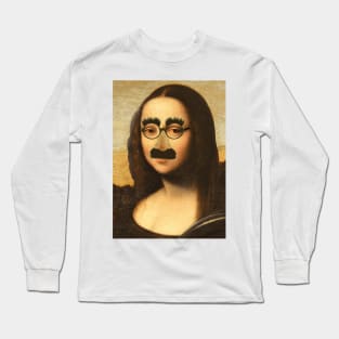 Mona Incognito - Mona Lisa in Disguise Long Sleeve T-Shirt